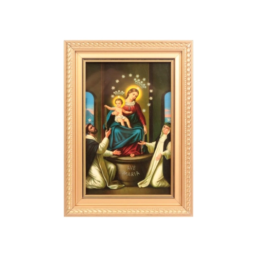 Obraz Matka Boska Różańcowa Pompejańska 18x13cm