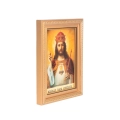 Obraz Jezus Chrystus Król 18x13cm - Złota Ramka