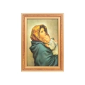 Obraz Matka Boska z Dzieciątkiem 17x13cm - Złota Ramka