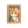 Obraz Święta Rodzina Tradycyjny 17x12cm - Złota Ramka
