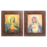 Obraz Serce Maryi 33x28cm 