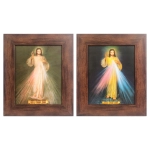 Obraz Jezus Miłosierny 33x28cm