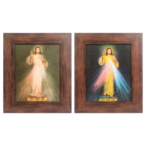 Obraz Jezus Miłosierny 33x28cm