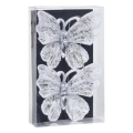 Zawieszka Akrylowa Motyl 9x11cm kpl. 2szt - Biały