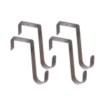 Wieszak Metalowy na Wieniec 11cm kpl. 4szt - Brązowy