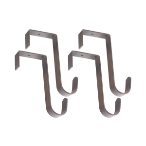 Wieszak Metalowy na Wieniec 11cm kpl. 4szt - Brązowy