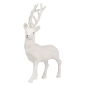 Figurka Renifer Flokowany 40cm - Biały
