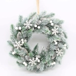 Wianek Bożonarodzeniowy Świerkowy z Szyszkami 34cm