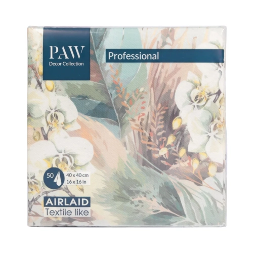 Serwetki PAW Professional Airlaid Foggy Leaves kpl. 50szt 