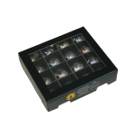 Bombki Szklane 30mm Kartonik kpl. 16szt Błysk - Perłowy