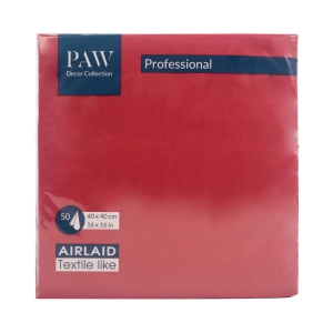 Serwetki PAW Professional Airlaid kpl. 50szt - Bordowy