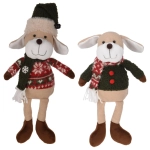 Figurka Świąteczna Piesek 22cm - 2 wzory