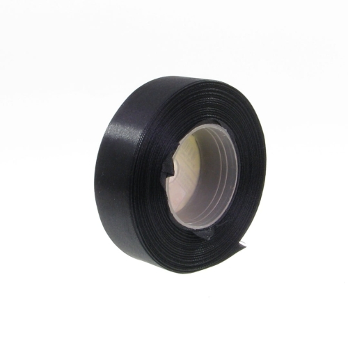 Wstążka Satynowa 25mm 32mb – Czarny Nr 39