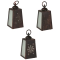 Lampion Świąteczny LED 19x10cm - 3 wzory