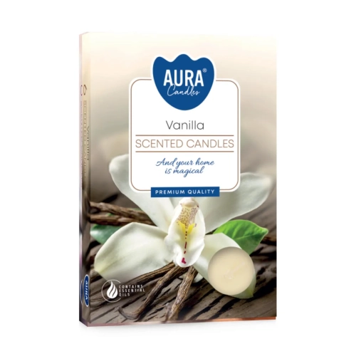 Świeczki Podgrzewacze kpl. 6szt - Wanilia