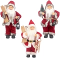 Figurka Świąteczna Mikołaj 30cm - 3 wzory