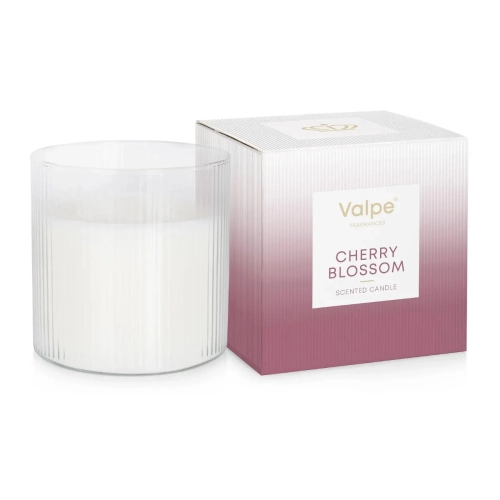 Świeca Zapachowa w Szkle Valpe 2 Knoty 400g - Kwiat Wiśni