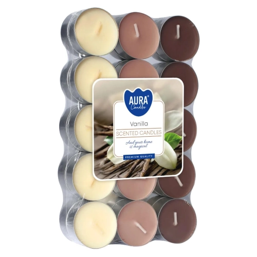 Świeczki Podgrzewacze kpl. 30szt - Wanilia