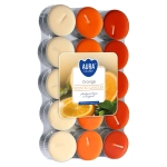 Świeczki Podgrzewacze kpl. 30szt - Pomarańcza