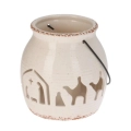 Lampion Ceramiczny Św. Rodzina 17cm