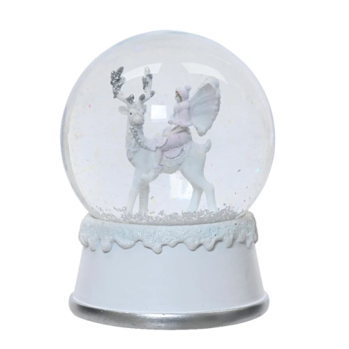 Świąteczna Kula Wodna Elf i Renifer 12cm