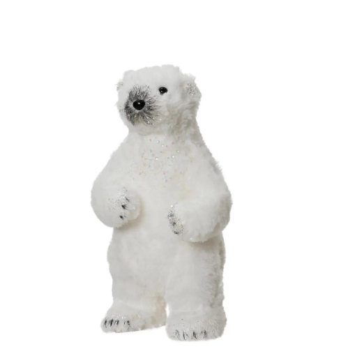 Figurka Świąteczna Miś Polarny 28cm