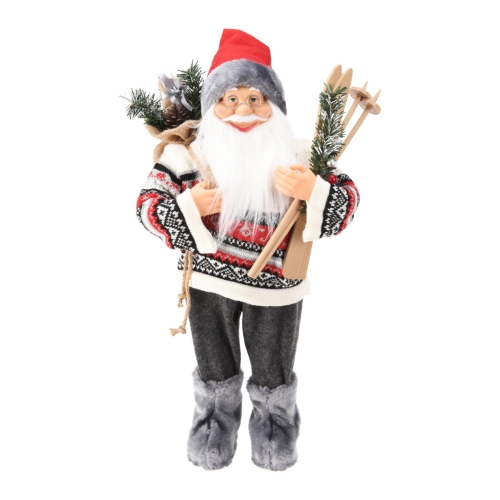 Figurka Dekoracyjna Mikołaj w Sweterku 60cm