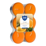 Świeczki Podgrzewacze 57mm kpl. 6szt - Pomarańcza