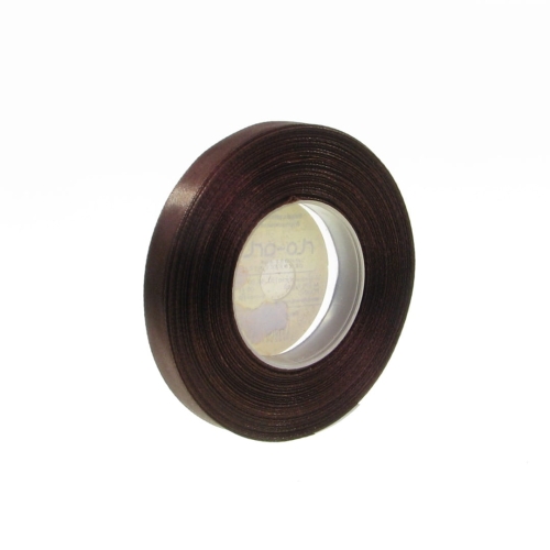 Wstążka Satynowa 12mm 32mb – Ciemny Brązowy Nr 32