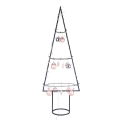 Choinka Metalowa Czarna 118cm
