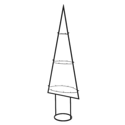 Choinka Metalowa Czarna 118cm
