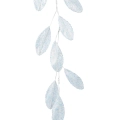 Girlanda Świąteczna Liście z Cekinami 125cm - Biały