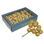 Kulki Styropianowe na Druciku Brokat Eko 20mm kpl. 180szt - Złoty