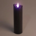 Świeca LED Pink Flame 17cm - Czarny