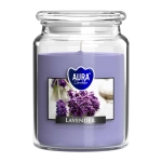 Świeca Zapachowa w Słoiku Duża 500g - Lawenda