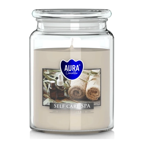 Świeca Zapachowa w Słoiku Duża 500g - Self Care Spa