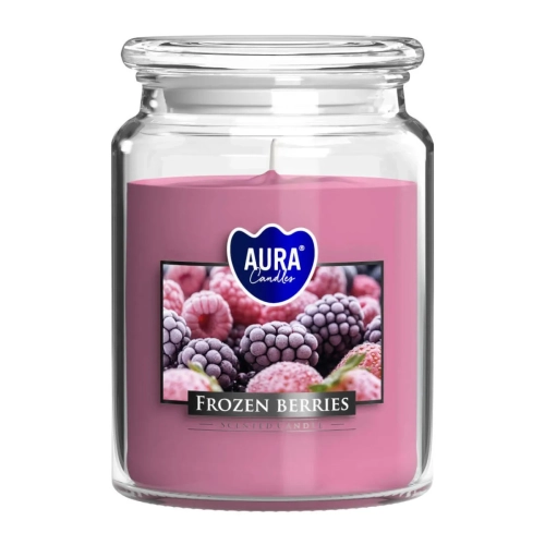 Świeca Zapachowa w Słoiku Duża 500g - Mrożone Jagody