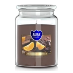 Świeca Zapachowa w Słoiku Duża 500g - Czekolada/Pomarańcza