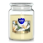 Świeca Zapachowa w Słoiku Duża 500g - Zielone Liście/Lilia