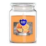 Świeca Zapachowa w Słoiku Duża 500g - Pomarańcza