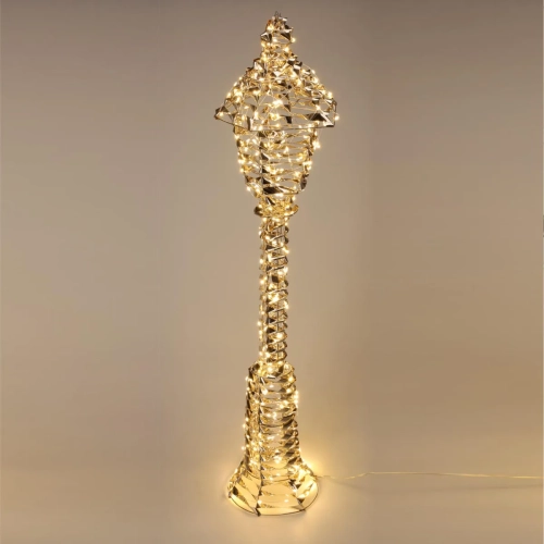 Latarnia Złota LED 150cm 720 Diod - Ciepły Biały