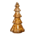 Choinka Szklana LED 29cm - Brązowy