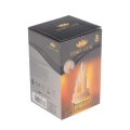 Świeca Dekoracyjna LED Kremowa 3 Płomienie 14cm