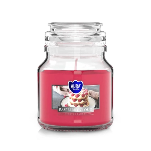 Świeca Zapachowa w Słoiku 120g - Malinowa Chmurka