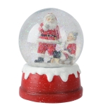 Świąteczna Kula Wodna Mikołaj i Mikołajowa 13cm