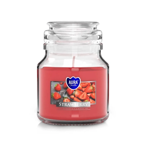 Świeca Zapachowa w Słoiku 120g - Truskawka