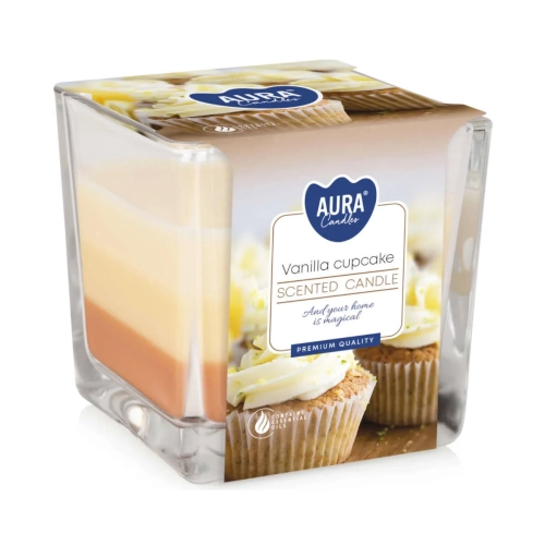 Świeca Zapachowa w Szkle 3 Kolory - Ciasteczko Waniliowe