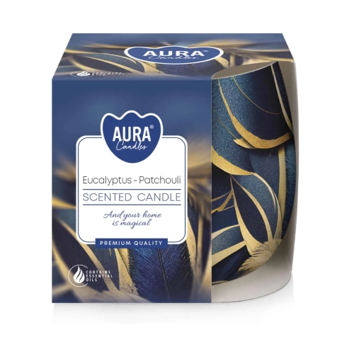Świeca Zapachowa w Szkle 100g 20h - Eukaliptus/Paczula