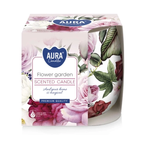 Świeca Zapachowa w Szkle 100g 20h - Kwiatowy Ogród