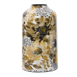 Dekoracyjny Wazon Metalowy Kwiaty 14,5cm 